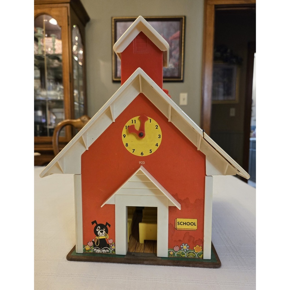 Vtg Fisher Price Little People 923 Family School House Nursery Play Wood *READ - Picture 7 of 12